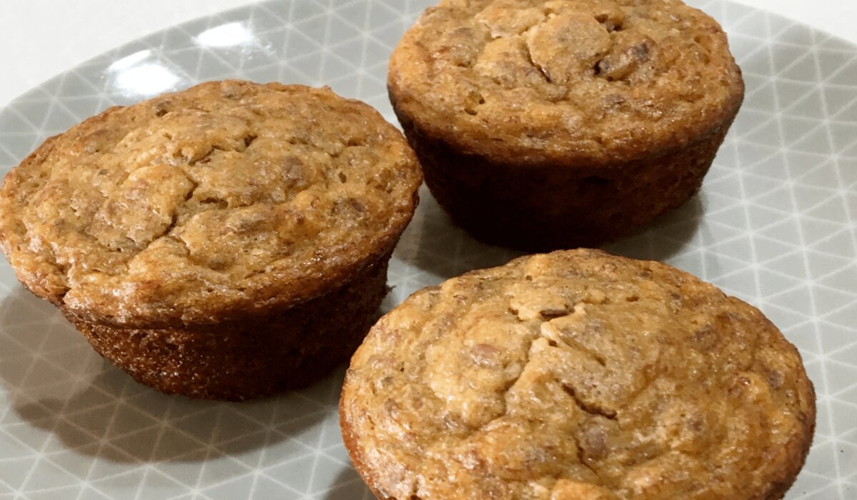 Bolinho de Banana na Airfryer