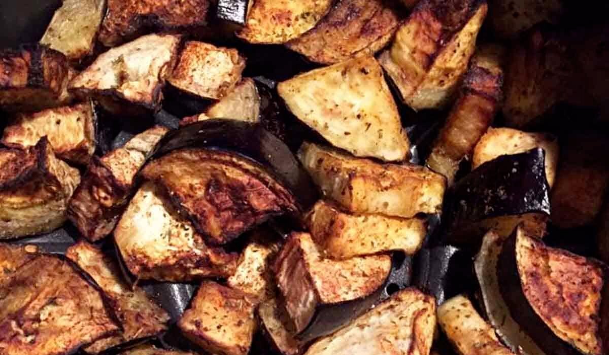 Receita com Berinjela na airfryer