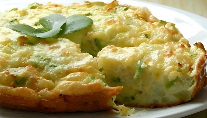 Torta de abobrinha leve e saudável