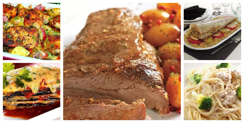 5 Receitas para o almoço de Domingo