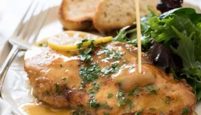 Frango ao molho de limão