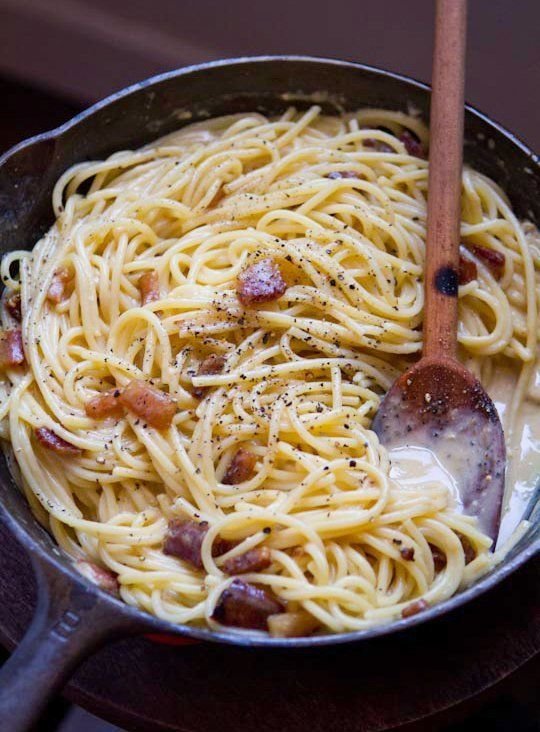 Espaguete à Carbonara